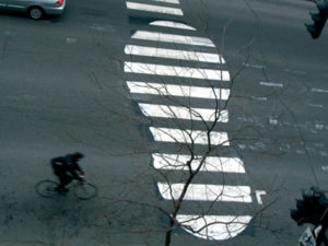 faixa de pedestres em montreal - imagem © roadsworth