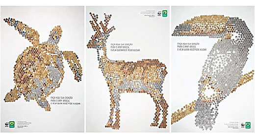alguns dos animais formados nos cartazes l imagem: a criação