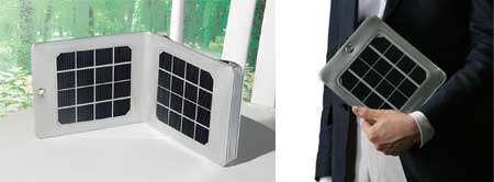 carteira com placas solares de silício l imagem: planeta sustentável